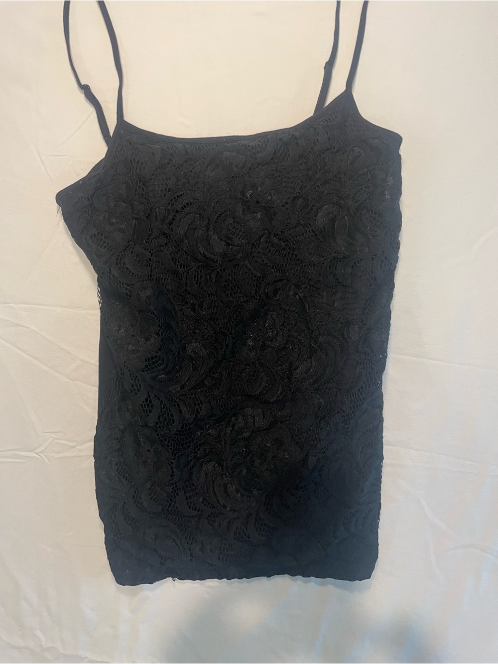 Black Lace Camisole Tank Top. Ann Taylor - Women small